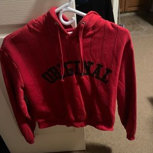 Croped Red Sweater